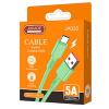 CAVO CELLULARE RICARICA JOKADE JA028 VERDE TYPE-C 2.0M 